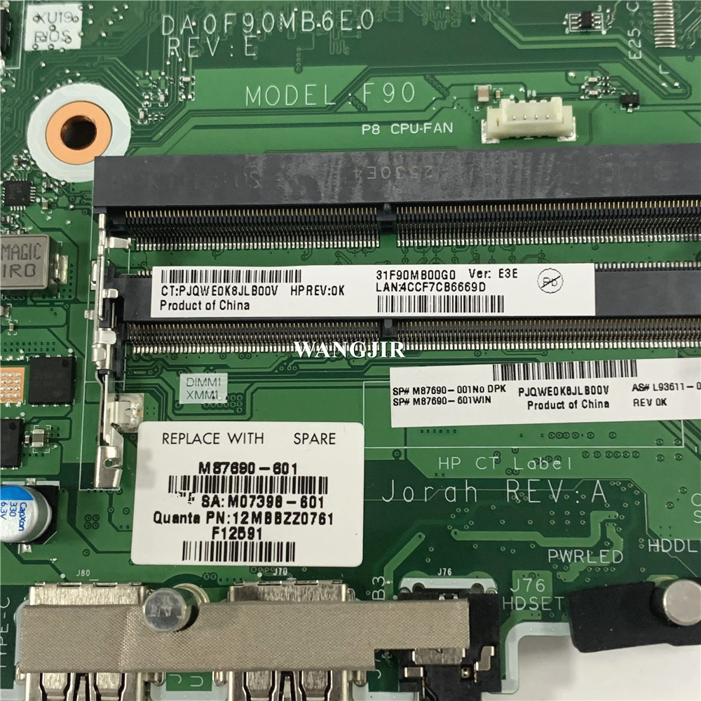 F90 For HP 260 G4 Motherboard  - đánh giá và giá Ddr4 16Gb
