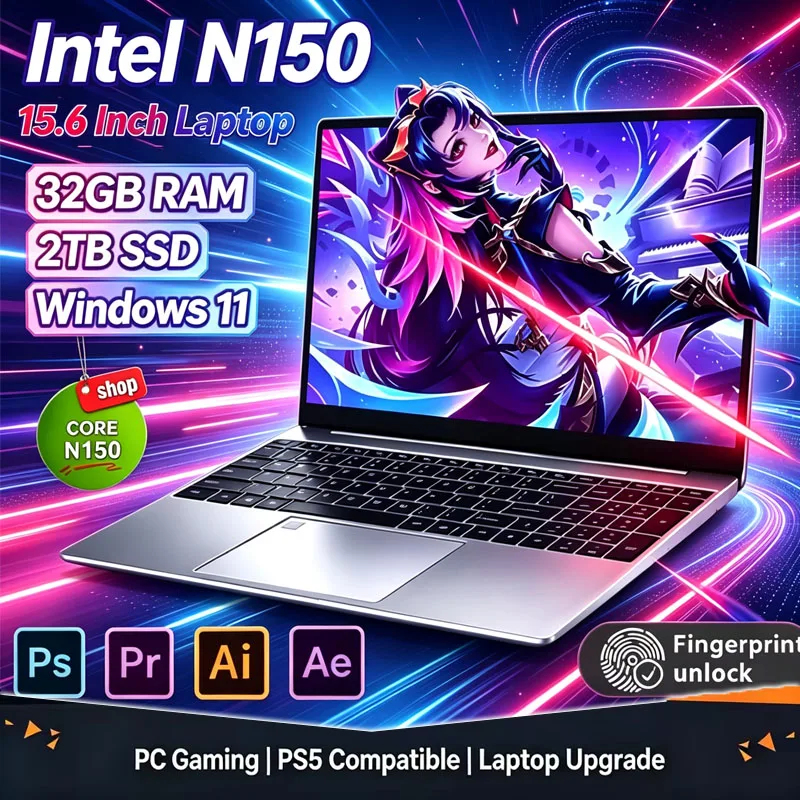 2026 New 15.6' Intel N150 Wind - đánh giá và giá Ddr4 Laptop Ram
