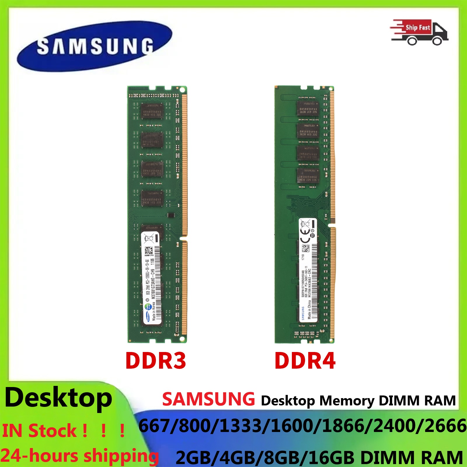 SAMSUNG Desktop RAM DIMM Memor - đánh giá và giá Ddr4 2400Mhz
