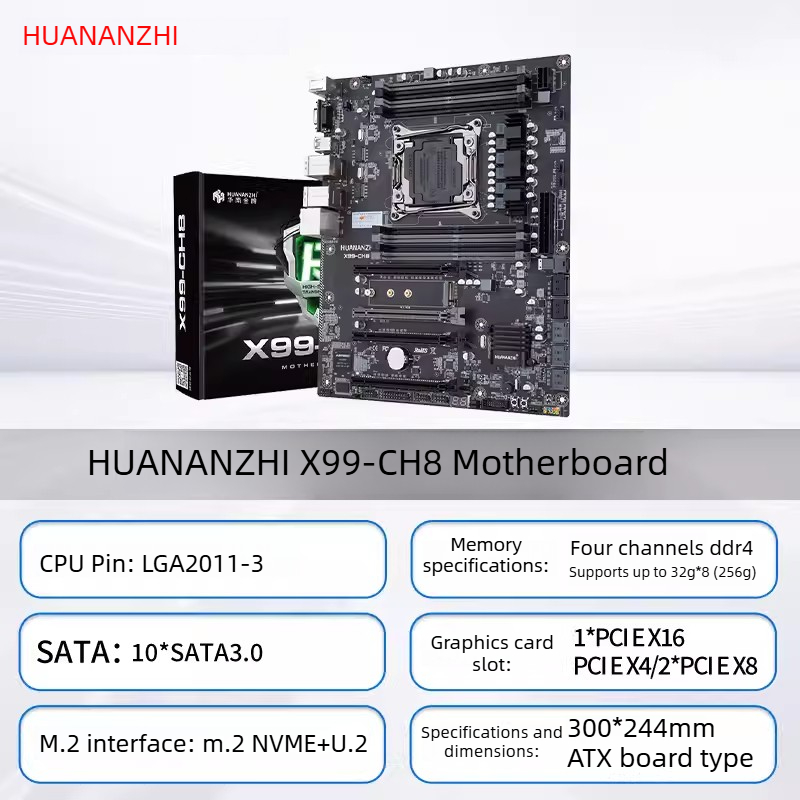 HUANANZHI LGA2011-3 X99 Mother - đánh giá và giá Ecc Ram Server