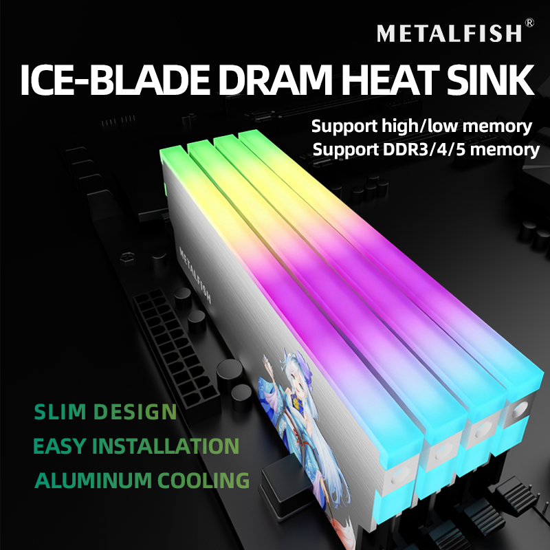 METALFISH DRAM Heatsink 5V-3PI - đánh giá và giá Ddr4 8Gb